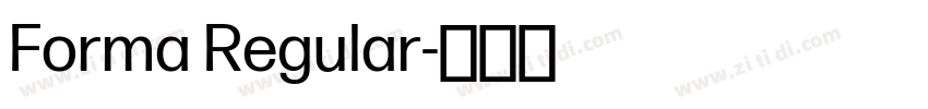 Forma Regular字体转换 Forma Regular字体转换